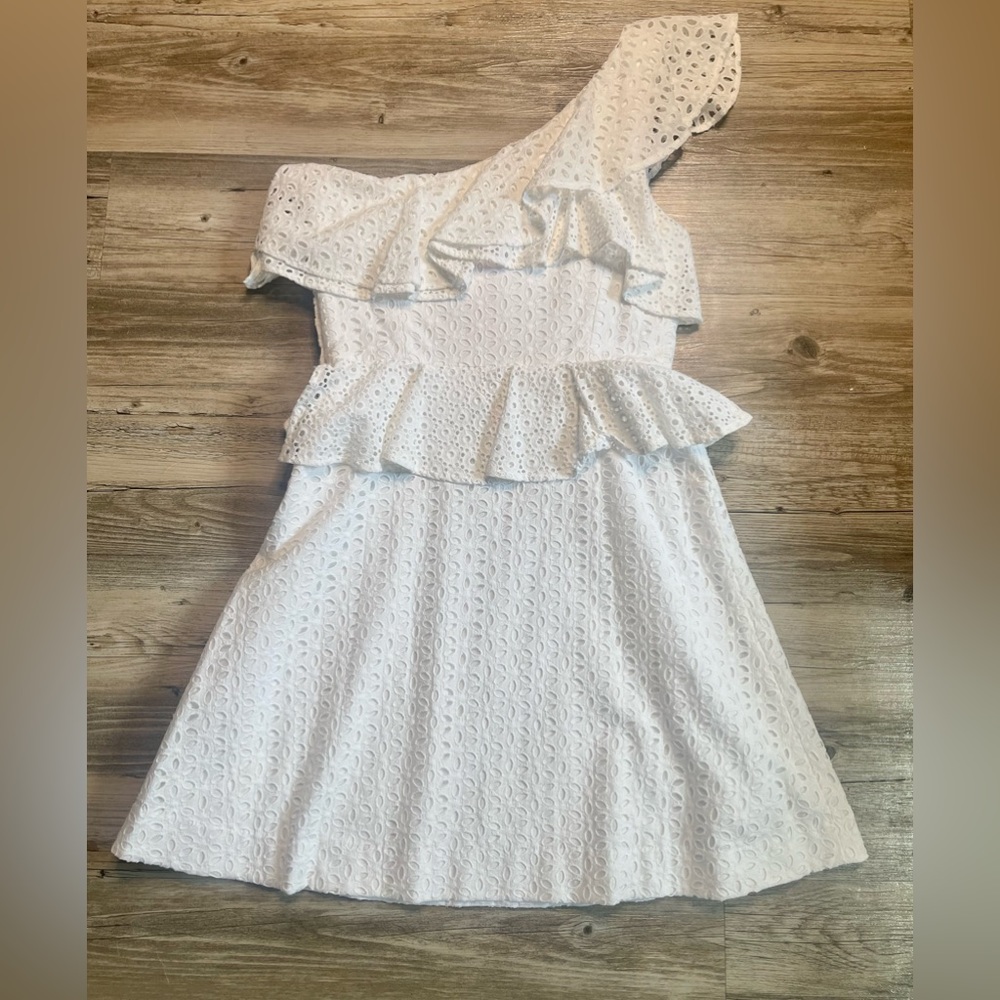 LILLY PULITZER Josie One Shoulder Eyelet Dress - Picture 6 of 9